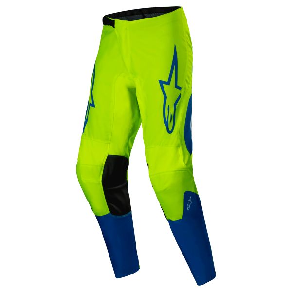 Pantalon Cross Alpinestars Fluid Haul Pants Yellow Fluo Blue Pantalon Cross Alpinestars Fluid Haul Pants Yellow Fluo Blue