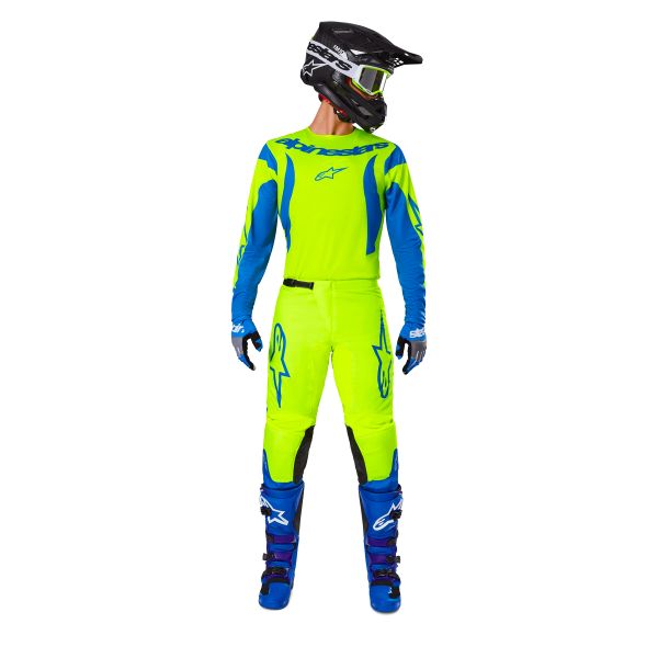 Alpinestars Fluid Haul Pants Yellow Fluo Blue