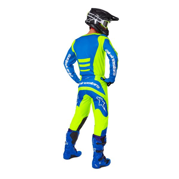 Alpinestars Fluid Haul Pants Yellow Fluo Blue