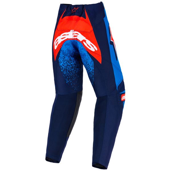Alpinestars Kids Racer Nomur Pants Dark Navy Orange Ucla Blue