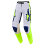Pantalon Cross Alpinestars Racer Air Riway Pants Light Gray Yellow Fluo Blue