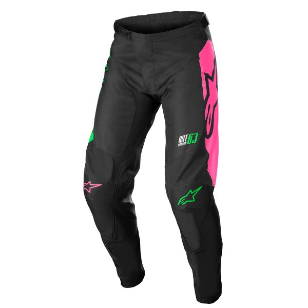 Pantalon Cross Alpinestars Racer Compass Black Green Neon Pink Fluo Pant Pantalon Cross Alpinestars Racer Compass Black Green Neon Pink Fluo Pant