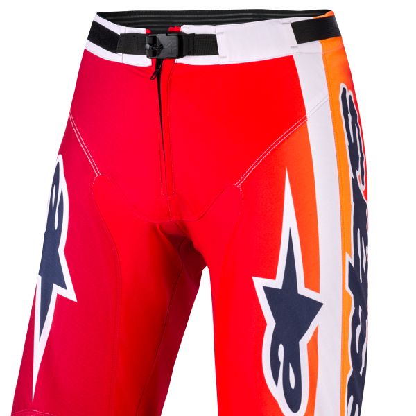 Alpinestars Racer Portl Pants Red Light Gray Dark Gray