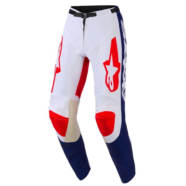 Pantalon Cross Alpinestars Racer Riway Pants White Blue Red Pantalon Cross Alpinestars Racer Riway Pants White Blue Red