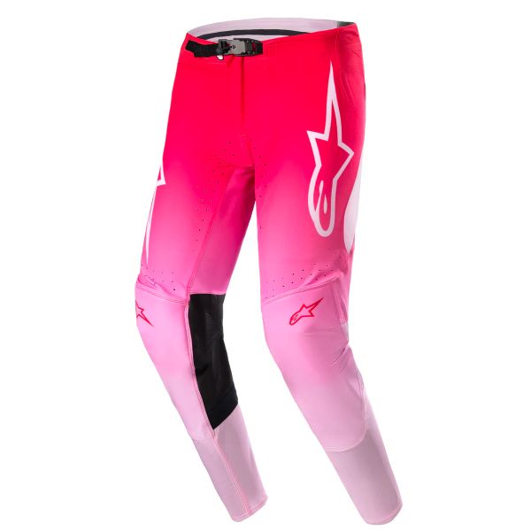 Pantalon Cross Alpinestars Supertech Dade Red Berry Lilac Pant