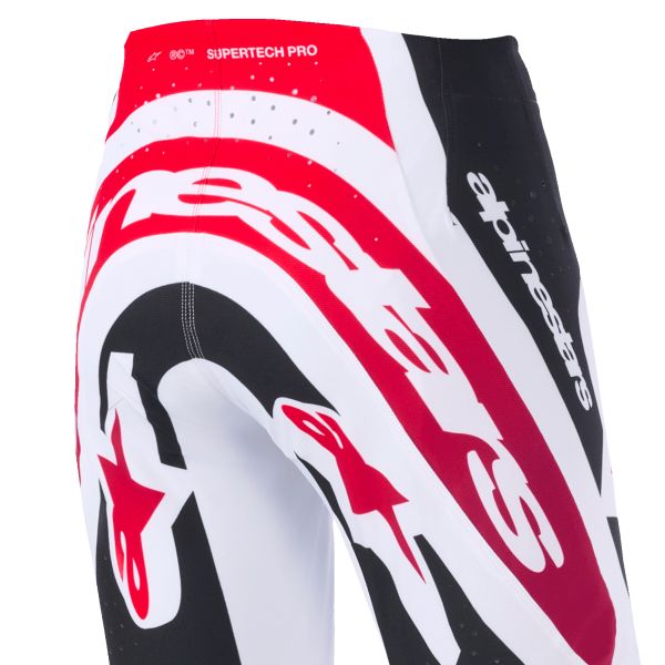 Alpinestars Supertech Pro Vista Pants Black Red White