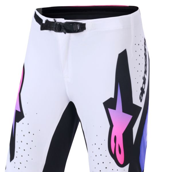 Alpinestars Supertech Pro Vista Pants White Purple Black