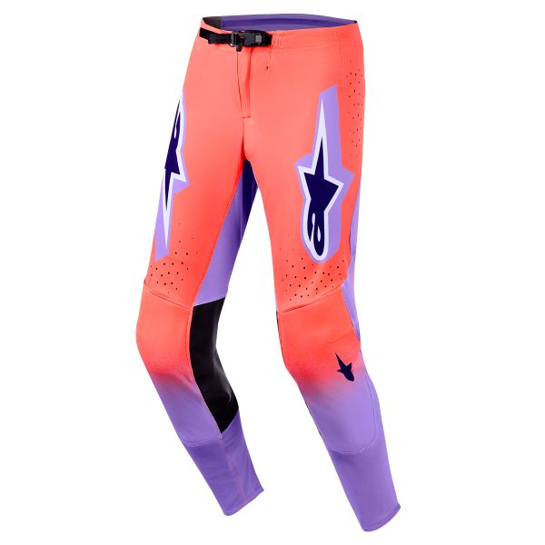 Pantalon Cross Alpinestars Supertech Scenz Pants Hot Coral Purple