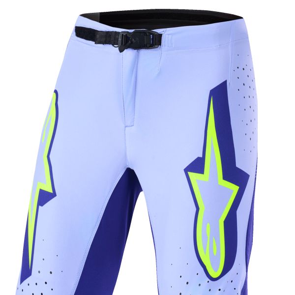 Alpinestars Supertech Scenz Pants Purple Yellow Fluo