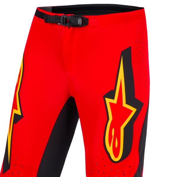 Alpinestars Supertech Scenz Pants Red Black Yellow