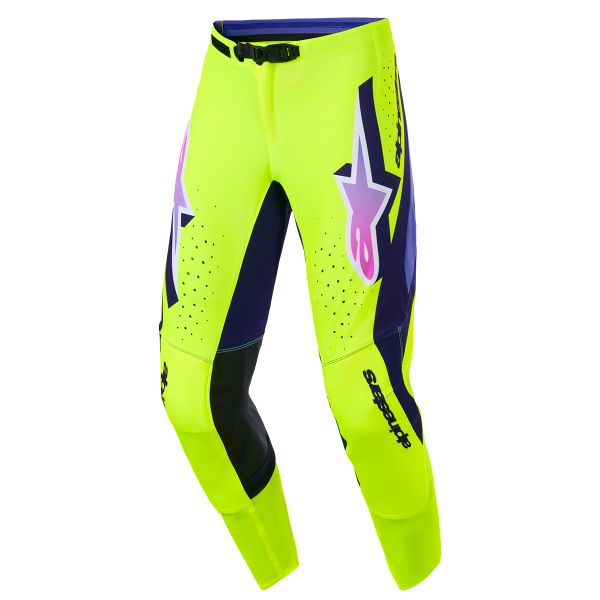 Pantalon Cross Alpinestars Supertech Vista Pants Yellow Purple Black