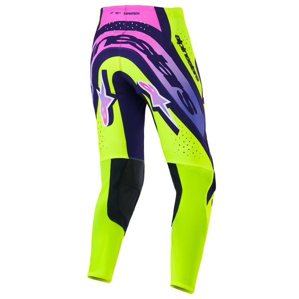 Alpinestars Supertech Vista Pants Yellow Purple Black