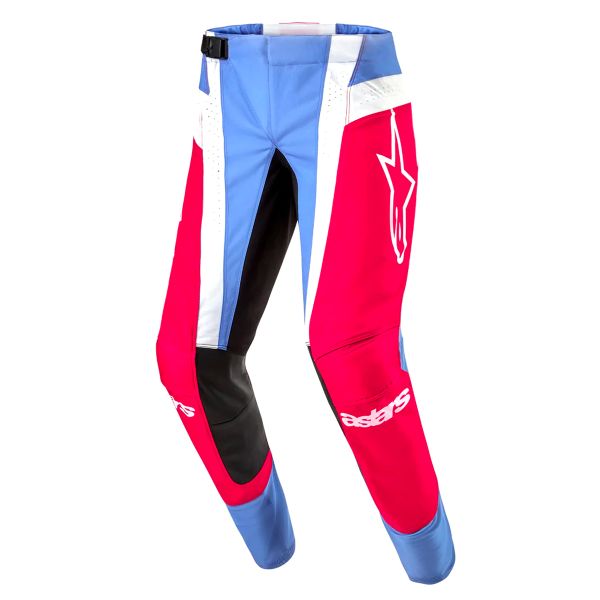 Pantalon Cross Alpinestars Techstar Ocuri Light Blue Mars Red White Pant