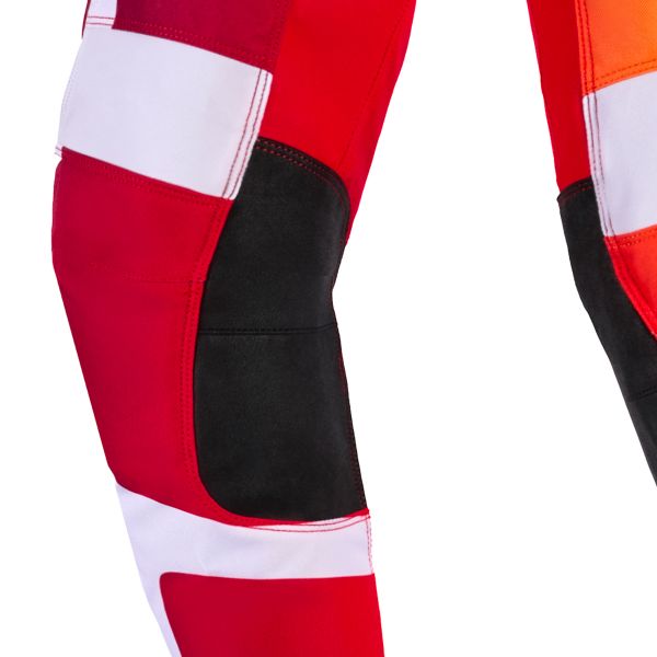 Alpinestars Youth Fluid Portl Pants Red Light Gray Dark Gray