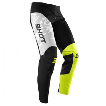 Pantalon Cross SHOT Contact Camo Neon Yellow Pant