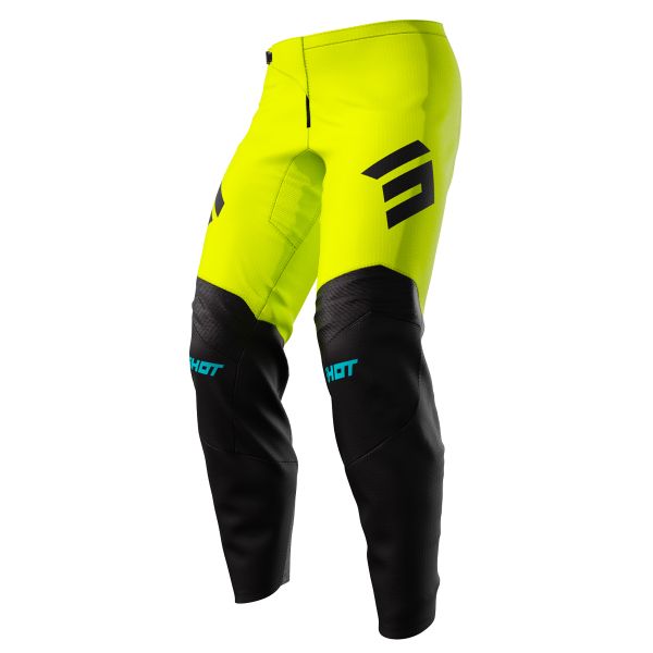 Pantalon Cross SHOT Draw Iron Neon Yellow Pant Enfant