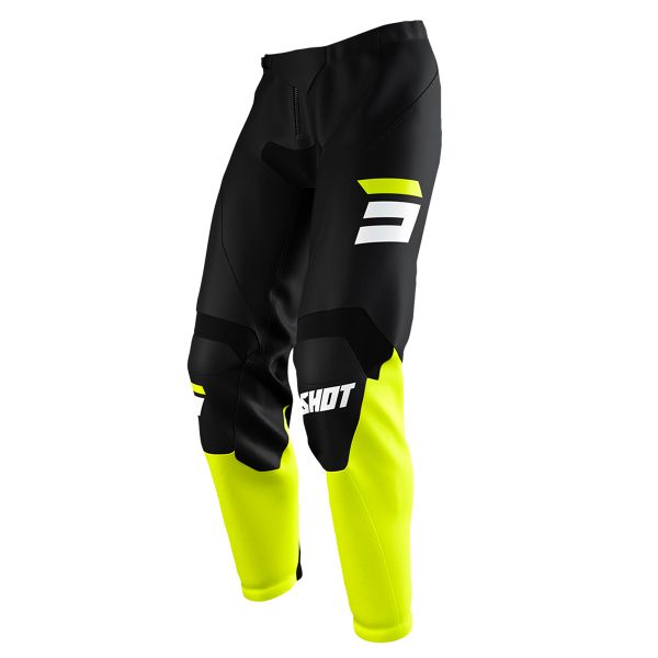 Pantalon Cross SHOT Draw Burst Neon Yellow Pant