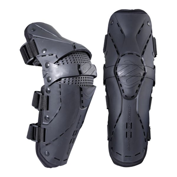 Genouilleres Cross SHOT Protector Knee Black Red Enfant