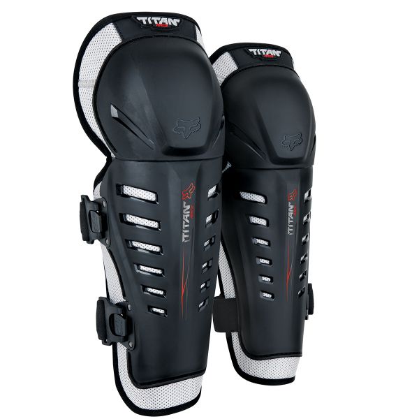 Genouilleres Cross FOX Titan Race Knee Black Genouilleres Cross FOX Titan Race Knee Black