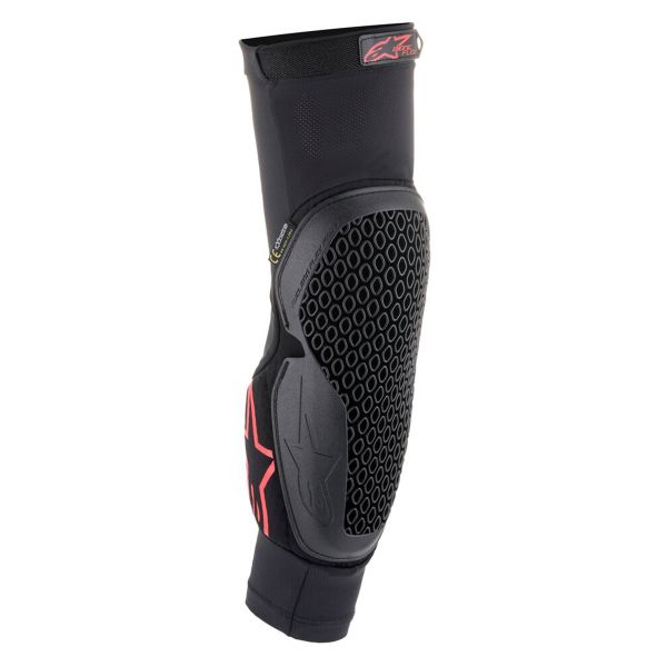 Genouilleres Cross Alpinestars Bionic Flex Knee Protector Black Red