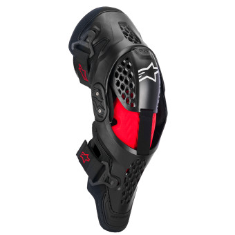 Genouilleres Cross Alpinestars Sx-1 Plasma Knee Protector Black Red Cool Gray