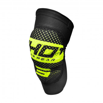 Genouilleres Cross SHOT Airlight Black Neon Yellow Knee Enfant Genouilleres Cross SHOT Airlight Black Neon Yellow Knee Enfant