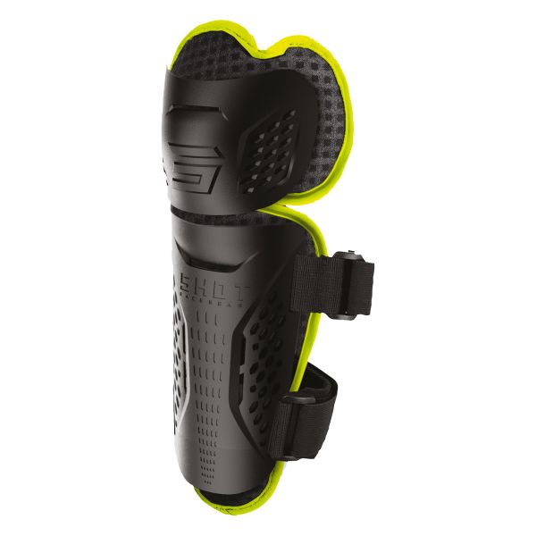 Genouilleres Cross SHOT Optimal Knee 2.0 Black Neon Yellow Genouilleres Cross SHOT Optimal Knee 2.0 Black Neon Yellow