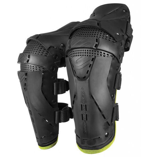 Genouilleres Cross SHOT Protector Knee Black Yellow
