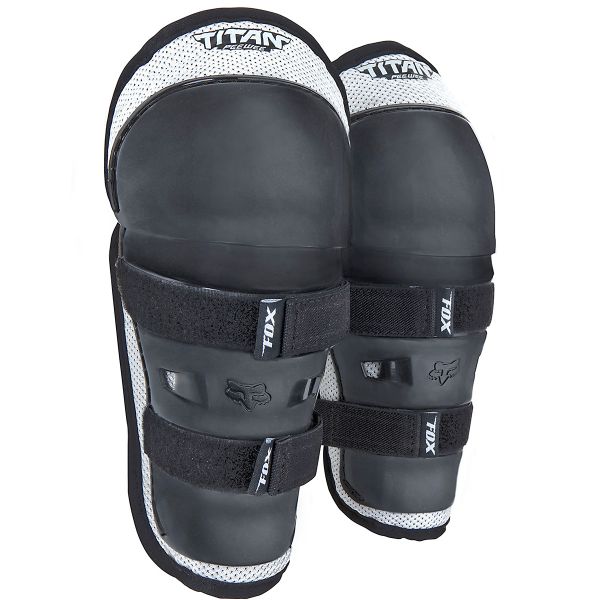 Genouilleres Cross FOX Titan Knee Enfant Black Silver