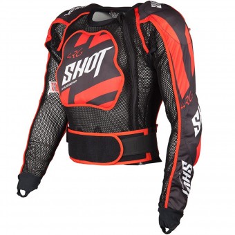 Gilet Cross SHOT Airlight Memory Black Red Enfant