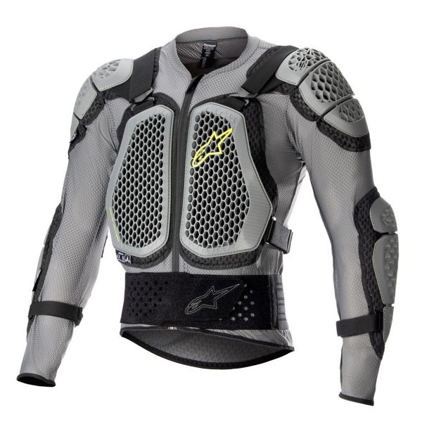 Gilet Cross Alpinestars Bionic Action V2 Grey Black Fluo Yellow