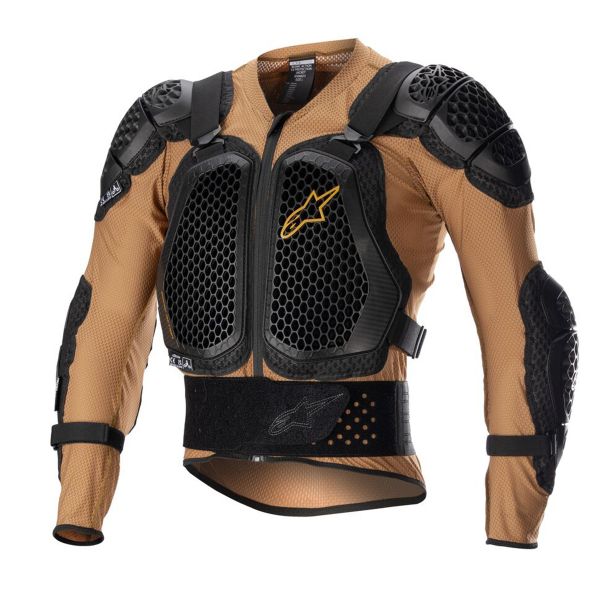 Gilet Cross Alpinestars Bionic Action V2 Sand Black Tangerine