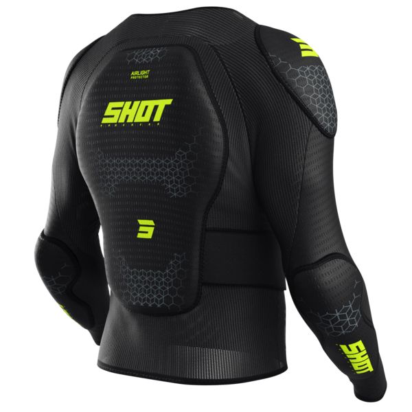 SHOT Veste Protection Haut Du Corps Airlight Black Neon Yellow