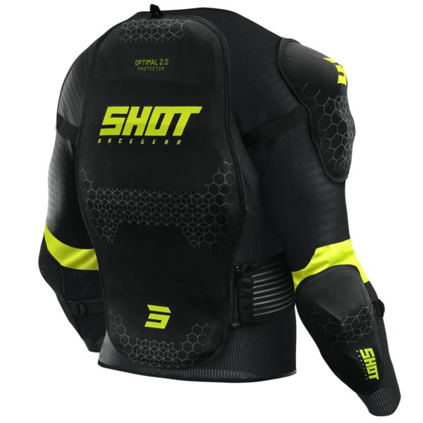 SHOT Protection Haut Du Corps Kid Optimal Kid 2.0 Black Neon Yellow