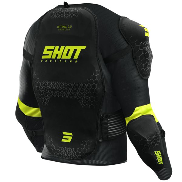 SHOT Protection Haut Du Corps Optimal 2.0 Black Neon Yellow