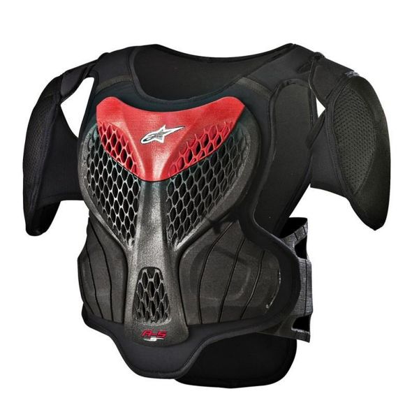 Pare pierre Alpinestars A-5 S Youth Body Armour Black Red