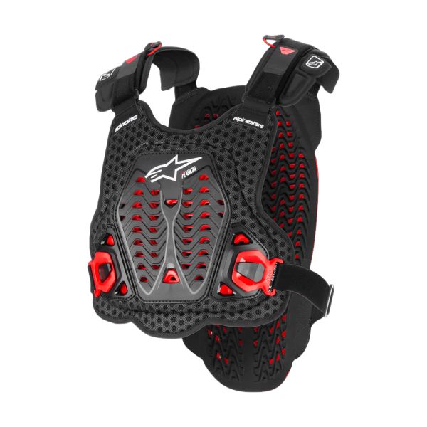 Pare pierre Alpinestars A-5 Plasma Chest Protector Black Red White