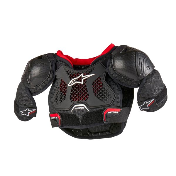 Pare pierre Alpinestars Bionic Action Kickstart Chest Guard Black Red Pare pierre Alpinestars Bionic Action Kickstart Chest Guard Black Red