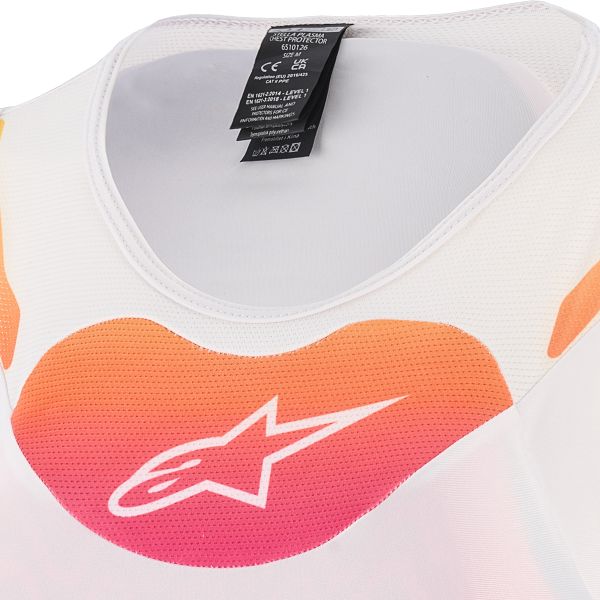 Alpinestars Stella Plasma Chest Protector Light Lilac Fade White