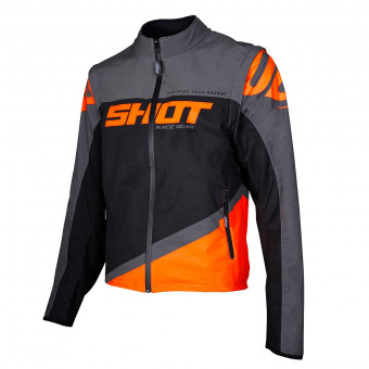 Veste Cross SHOT Softshell Lite Black Neon Orange Veste Cross SHOT Softshell Lite Black Neon Orange