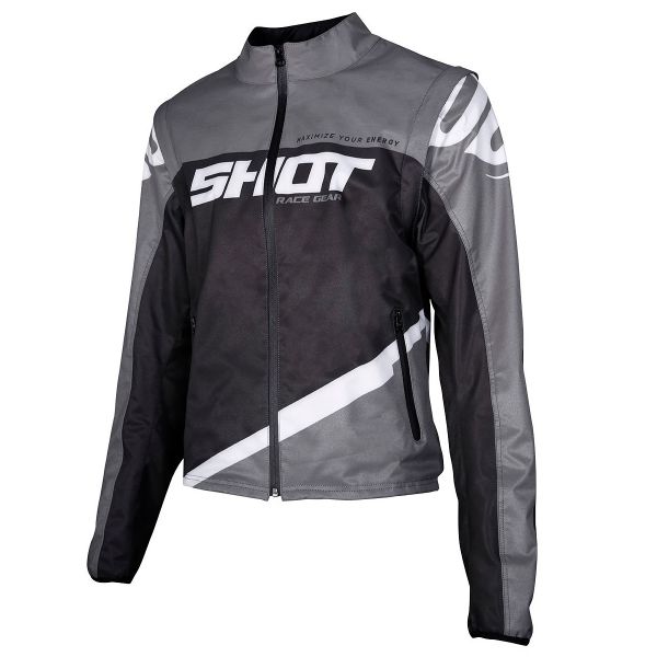 Veste Cross SHOT Softshell Lite Black White