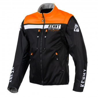 Veste Cross Kenny Softshell Enduro Black Orange Veste Cross Kenny Softshell Enduro Black Orange