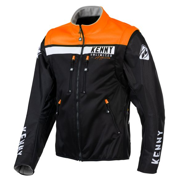 Veste Cross Kenny Softshell Enduro Black Orange Veste Cross Kenny Softshell Enduro Black Orange