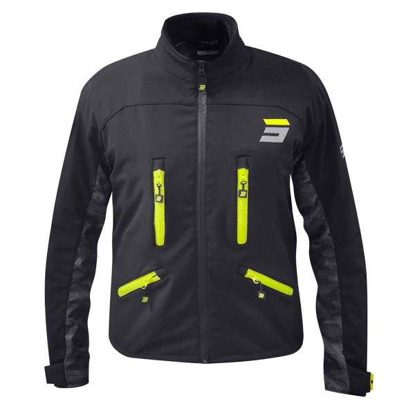 Veste Cross SHOT Climatic Jacket Black Neon Yellow