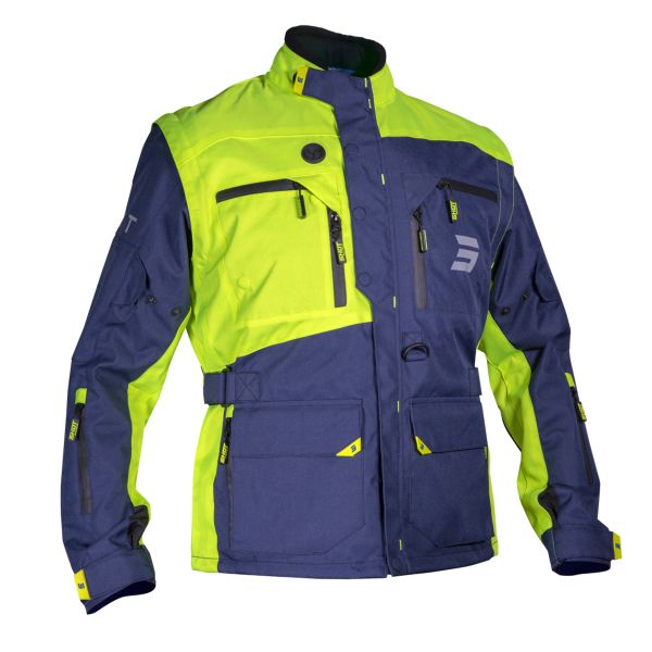 Veste Cross SHOT Racetech Navy Neon Yellow