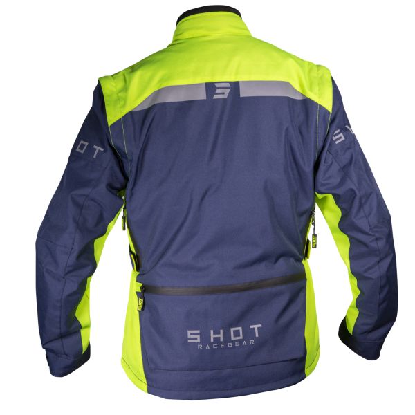 SHOT Racetech Navy Neon Yellow