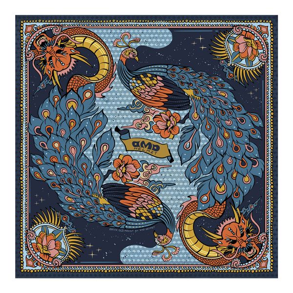 Foulard et tour de cou Dmd Foulard Peacock