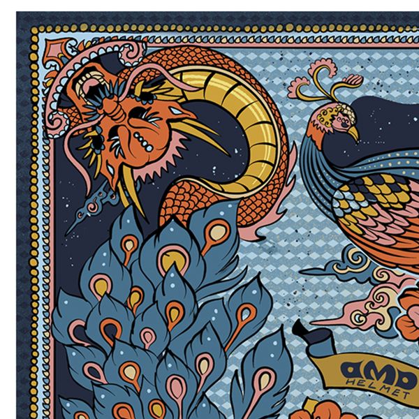 Dmd Foulard Peacock