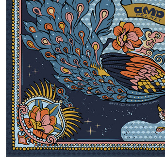 Dmd Foulard Peacock