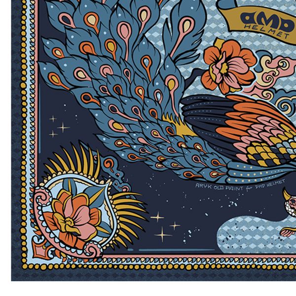 Dmd Foulard Peacock